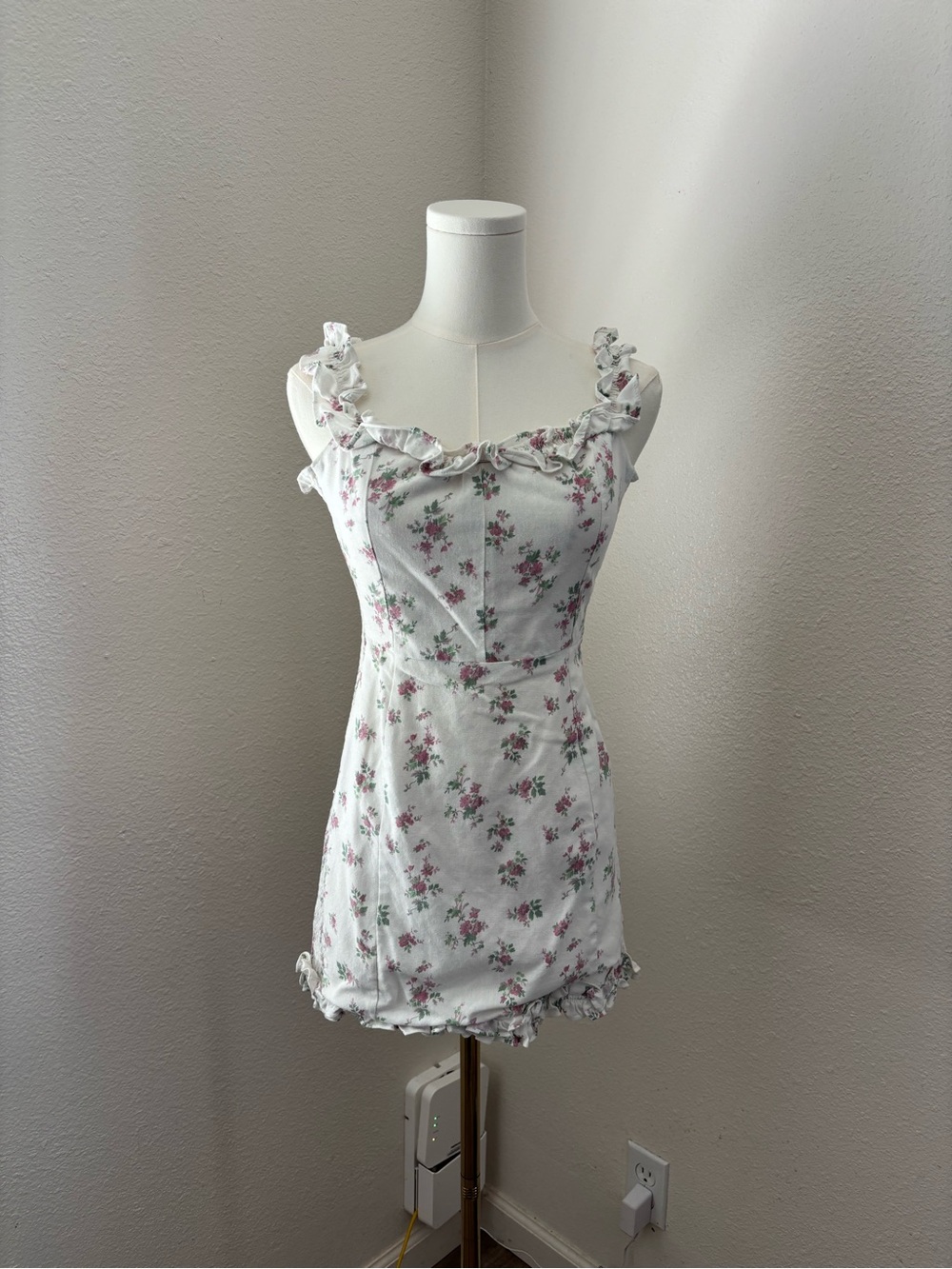 Little Lie Floral Mini Dress (S)